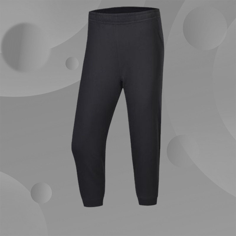 李宁七分卫裤女新款BAD FIVE篮球系列裤子宽松针织运动裤AKQP024