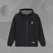 潮流连帽开衫 男子运动休闲时尚 夹克外套AWDS081 新款 李宁正品