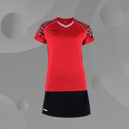 新品李宁正品服套装男女比赛服速干时尚短袖T恤短裤AATR004