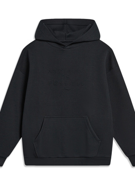 Lining/李宁正品冬季男女运动潮流系列宽松套头连帽卫衣AWDT757