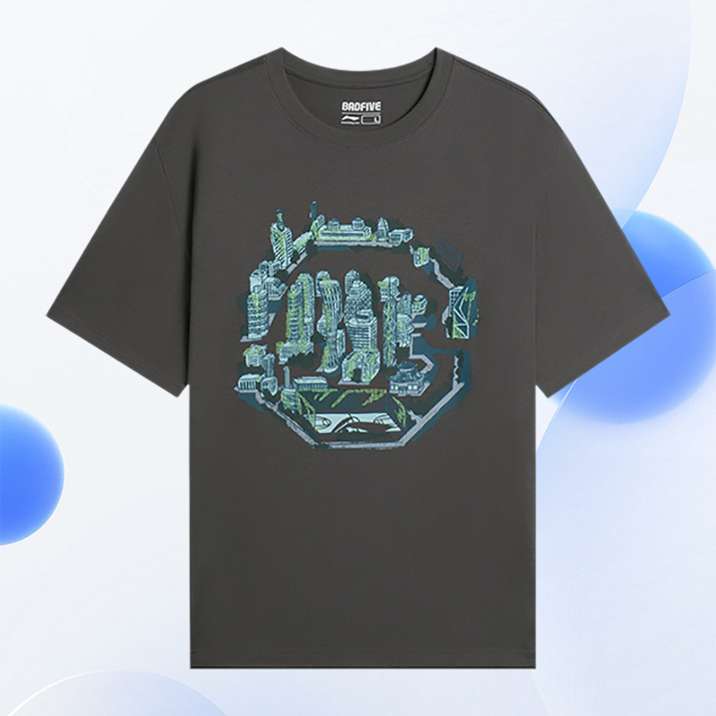 宽松透气短袖Lining/李宁