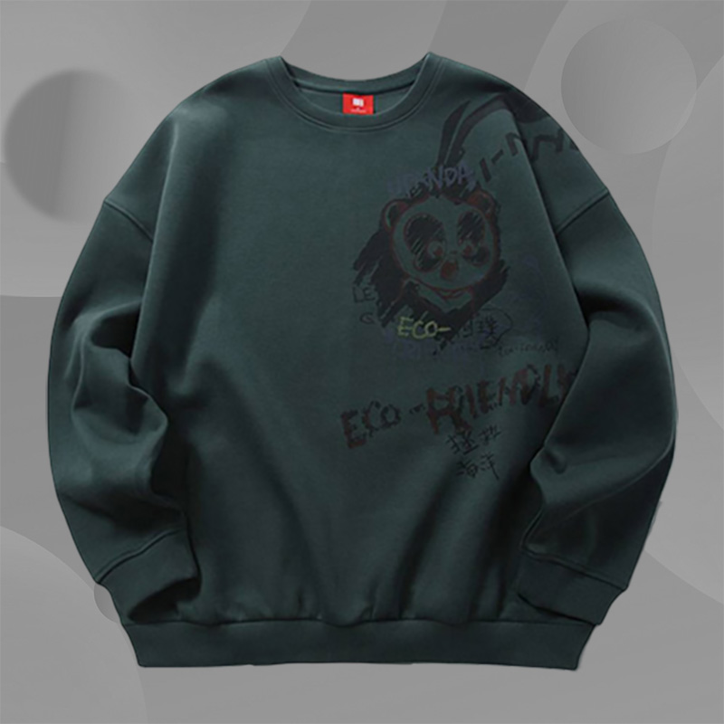 联名系列男子宽松休闲圆领套头