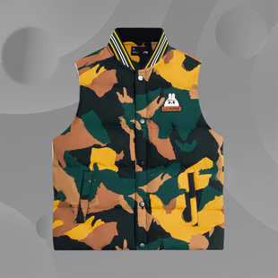 Lining/李宁正品童装羽绒马甲男小童背心运动生活系列马甲YMRS007