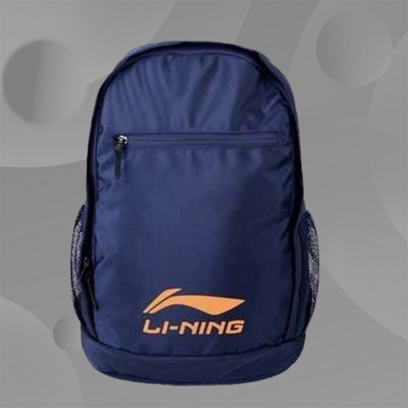 正品李宁运动双肩包电脑包大容量足篮球旅行户外运动系列ABSQ198