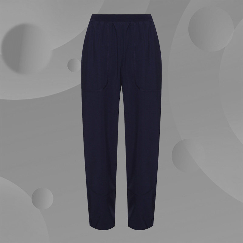 李宁女裤新款米奇训练宽松轻薄透气收口长裤AYKR274