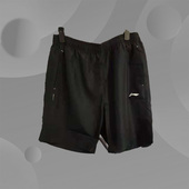 男子透气运动裤 李宁正品 训练系列 夏季 AKSM325 运动短裤