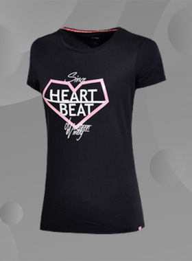 李宁正品夏季新款 女子训练系列透气轻薄运动短袖T恤 AHSM066