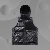 李宁羽绒服男冬新款 AMRQ016 反伍系列休闲保暖连帽羽绒马甲