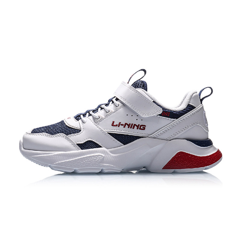 李宁正品童鞋春款男女童启程001休闲鞋运动鞋网面超轻跑鞋YKCQ008