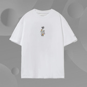 AHSR460 T恤休闲宽松透气纯棉圆领运动服短袖 李宁女子夏季 新款