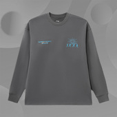 AHSRB97 上衣 李宁卫衣男秋冬新款 自然运动场休闲圆领宽松长袖