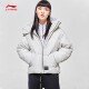 系列女子宽松鸭绒短羽绒服AYMP082 休闲运动时尚 李宁正品 潮流时尚