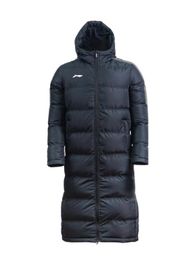 Lining/李宁正品秋季男子新款连帽保暖百搭长款运动棉服AFMS025