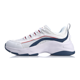 休闲跑鞋 低帮运动鞋 复古轻便减震鞋 经典 AGCQ043 子时尚 李宁男鞋