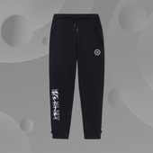 子韦德系男子束脚加绒保暖卫裤 加绒冬裤 AKLR823 运动长裤 李宁男裤