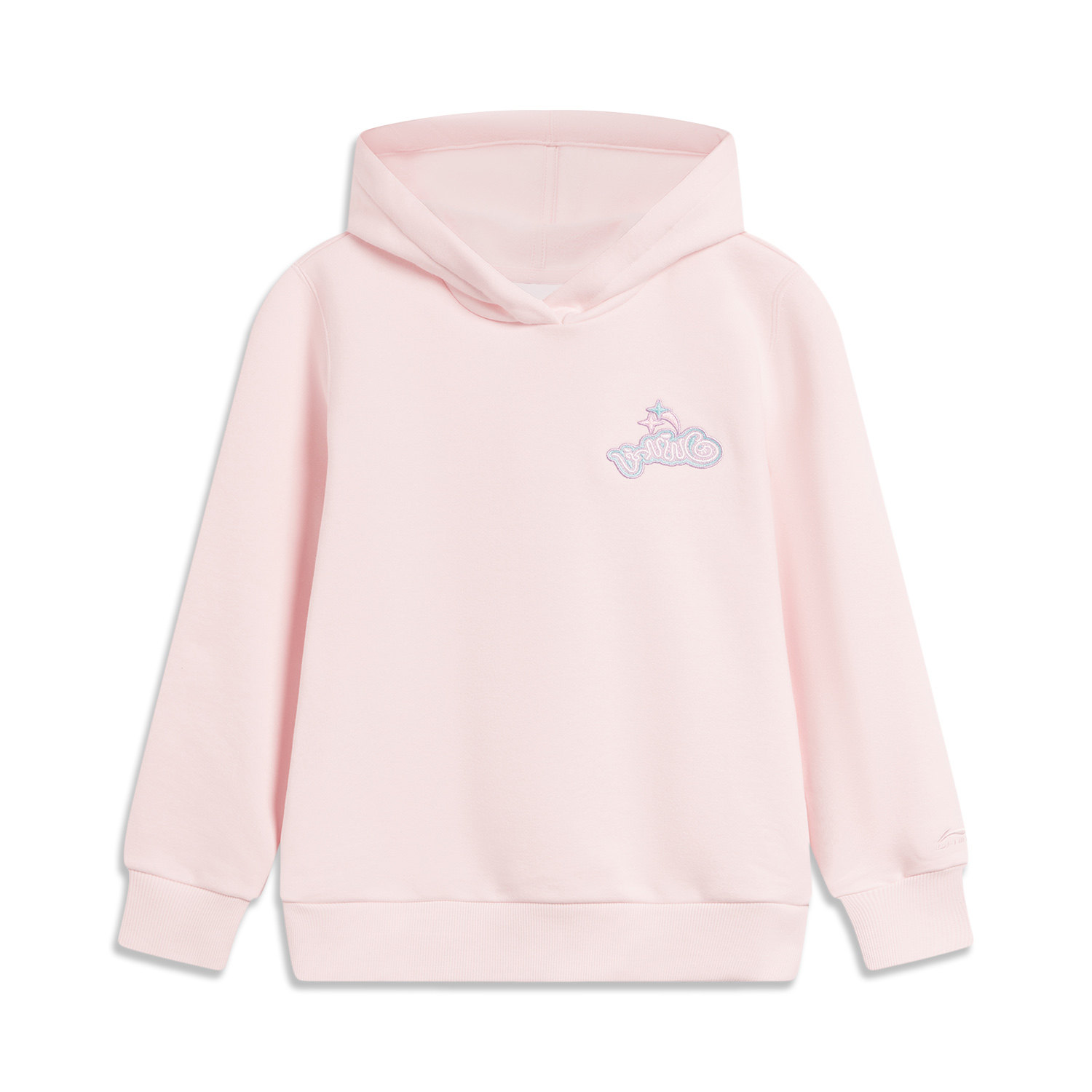 Lining/李宁正品冬季女童运动生活系列加绒保暖连帽卫衣YWDT394