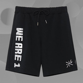 Glare艺术家联名系列男子宽松短卫裤 AKSS527 李宁正品 Lining