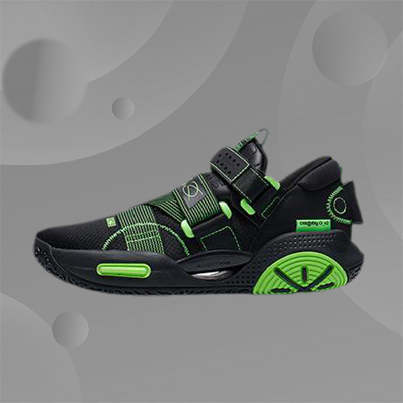 李宁男鞋秋季款韦德全城9青少年防滑透气运动篮球鞋ABPR055