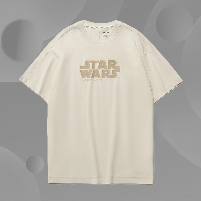 李宁T恤新品运动时尚系列男子宽松短袖文化衫AHSR217