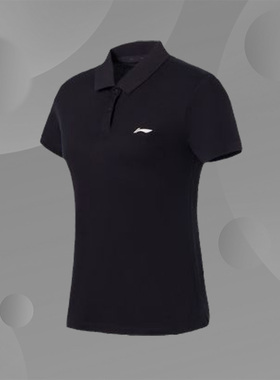 李宁正品夏季新款休闲运动舒适百搭速干女子POLO衫APLS068