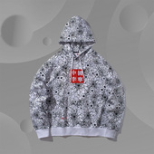 李宁卫衣男款 系列舒适宽松型休闲套头连帽卫衣AWDP553 春运动时尚