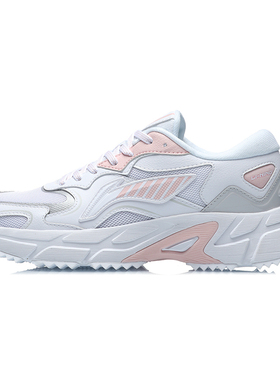 李宁正品休闲鞋女夏轻便女鞋透气鞋子减震跑鞋新款运动鞋ARLR004