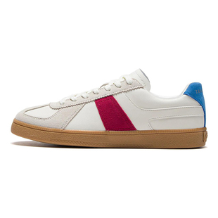 德训 夏新款 复古经典 低帮透气休闲板鞋 正品 AGCS289 李宁男鞋