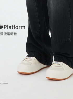 中国李宁正品泡芙Plaorm女子潮流舒适低帮休闲运动鞋AZGT026