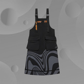 潮流连衣裙背带裙ASKS008 女子运动休闲国潮时尚 李宁正品 新款