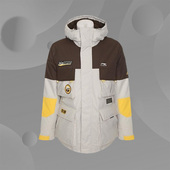 连帽运动宽松休闲鸭绒羽绒服外套AYMR473 新款 李宁正品 男子冬季