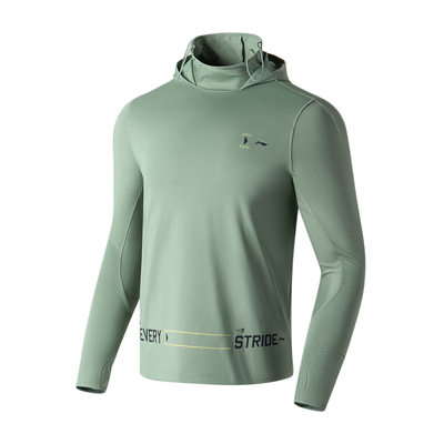 男子反光速干凉爽修身长袖T恤