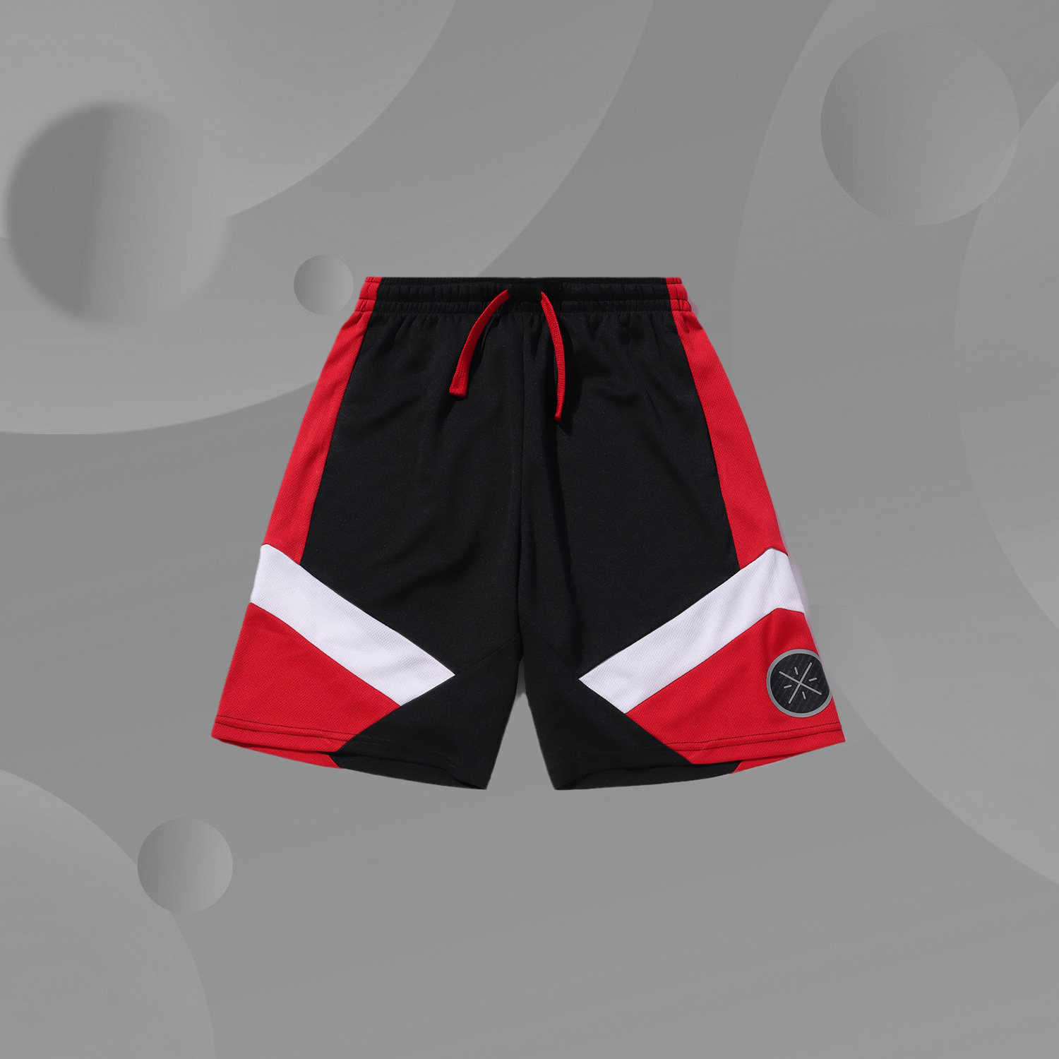 李宁正品童装短裤男大童款韦德篮球训练衣夏季运动裤YKYQ201