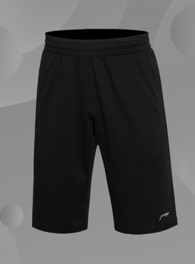 李宁新款中腰青春流行其他 男式夏季短卫裤休闲裤AKSL059