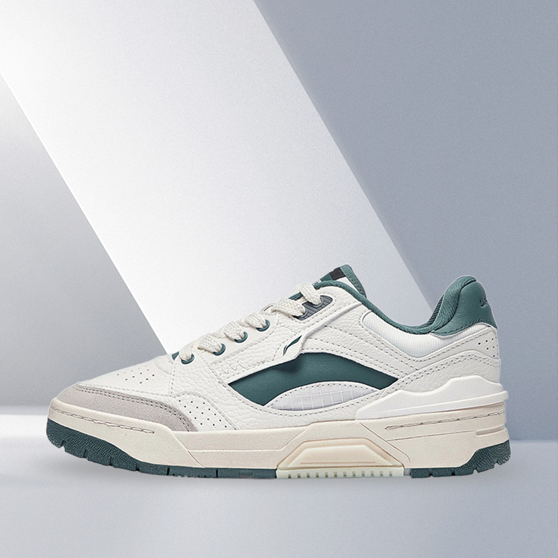 Lining/李宁正品RSR 101女子耐磨轻量高回弹复古篮球板鞋ABCS088