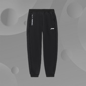 运动保暖针织收口休闲长裤 Lining 新款 女子冬季 AKLRE56 李宁正品