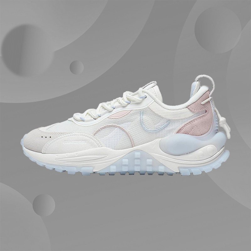 Lining/李宁正品CF溯星轨女子减震回弹潮流低帮运动休闲鞋AGLT074