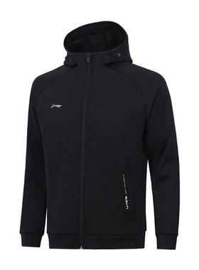 Lining/李宁正品秋季男子健身系列撞色连帽运动长袖卫衣AWDT993