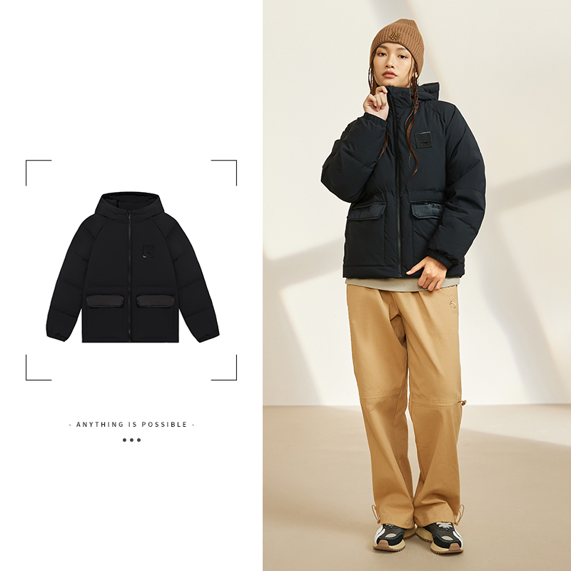 连帽羽绒服Lining/李宁女子