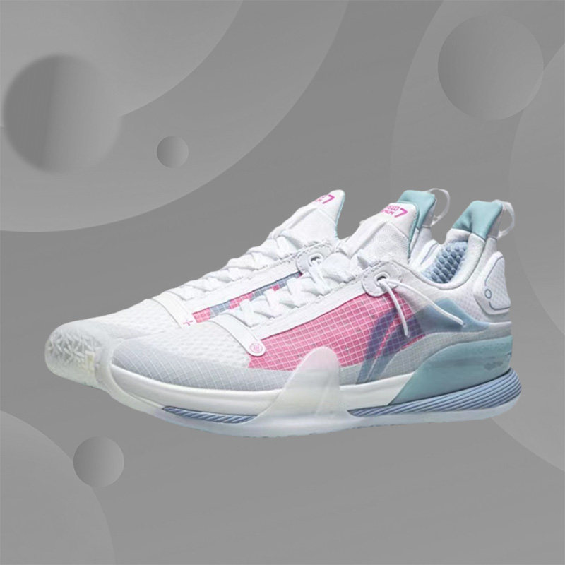 李宁/Lining 闪击7 男子低帮缓震回弹实战专业篮球鞋 ABAR017-53