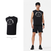 男子健身系列字母印花透气无袖 春季 T恤AVST015 李宁正品 Lining