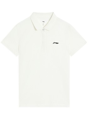 李宁正品新款健身系列女子时尚舒适透气耐洗短袖POLO衫APLS174