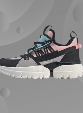 李宁休闲鞋女鞋新款支撑稳定耐磨舒适女子中帮运动鞋 AGLP092