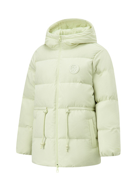 Lining/李宁正品冬季女子运动潮流宽松连帽保暖羽绒服 AYMT150