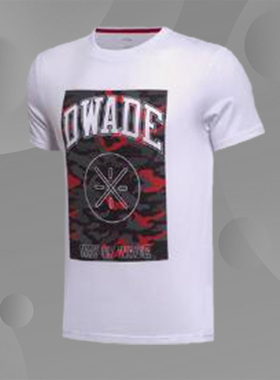 Lining/李宁正品2017夏季新款男子韦德系列运动短袖T恤AHSM221