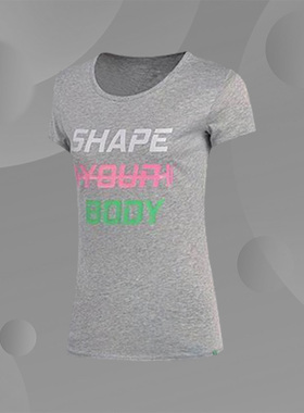 李宁正品短袖T恤夏季运动生活系列女子透气运动上衣 AHSM224