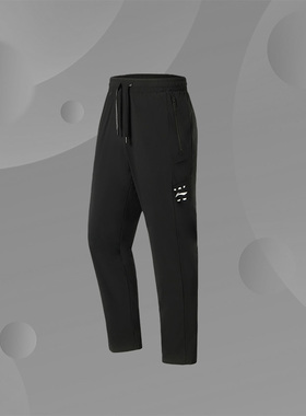 李宁男裤夏季新款健身系列直筒防风透气针织运动长裤AKYS009-1