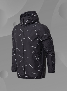 2018春季新款李宁正品男篮球防风风衣连帽外套梭织运动服AFDN027