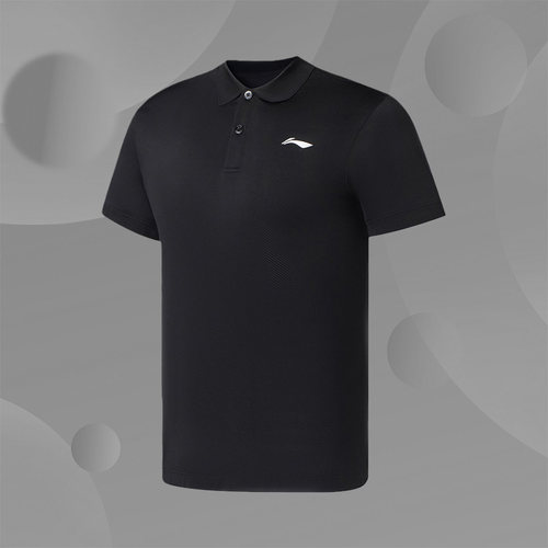 正品 李宁夏季款男子短袖宽松 POLO衫 APLS073