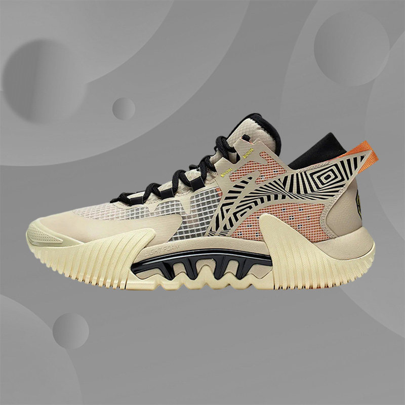 Lining/李宁正品反伍2 Low男子轻量高回弹透气低帮篮球鞋ABFS003