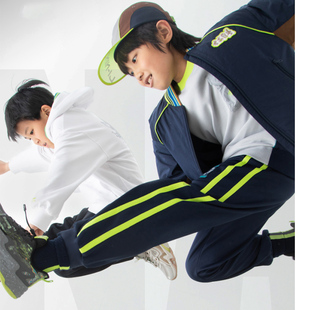 Lining/李宁正品中国文化系列山海环游儿童宽松连帽卫衣YWDT151